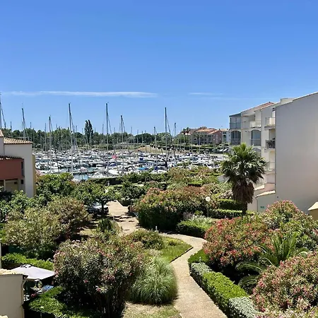 Appt 2 Pieces 4 Couchages Vue Port Cap D 'agde Ct020-253 דירה אגדה